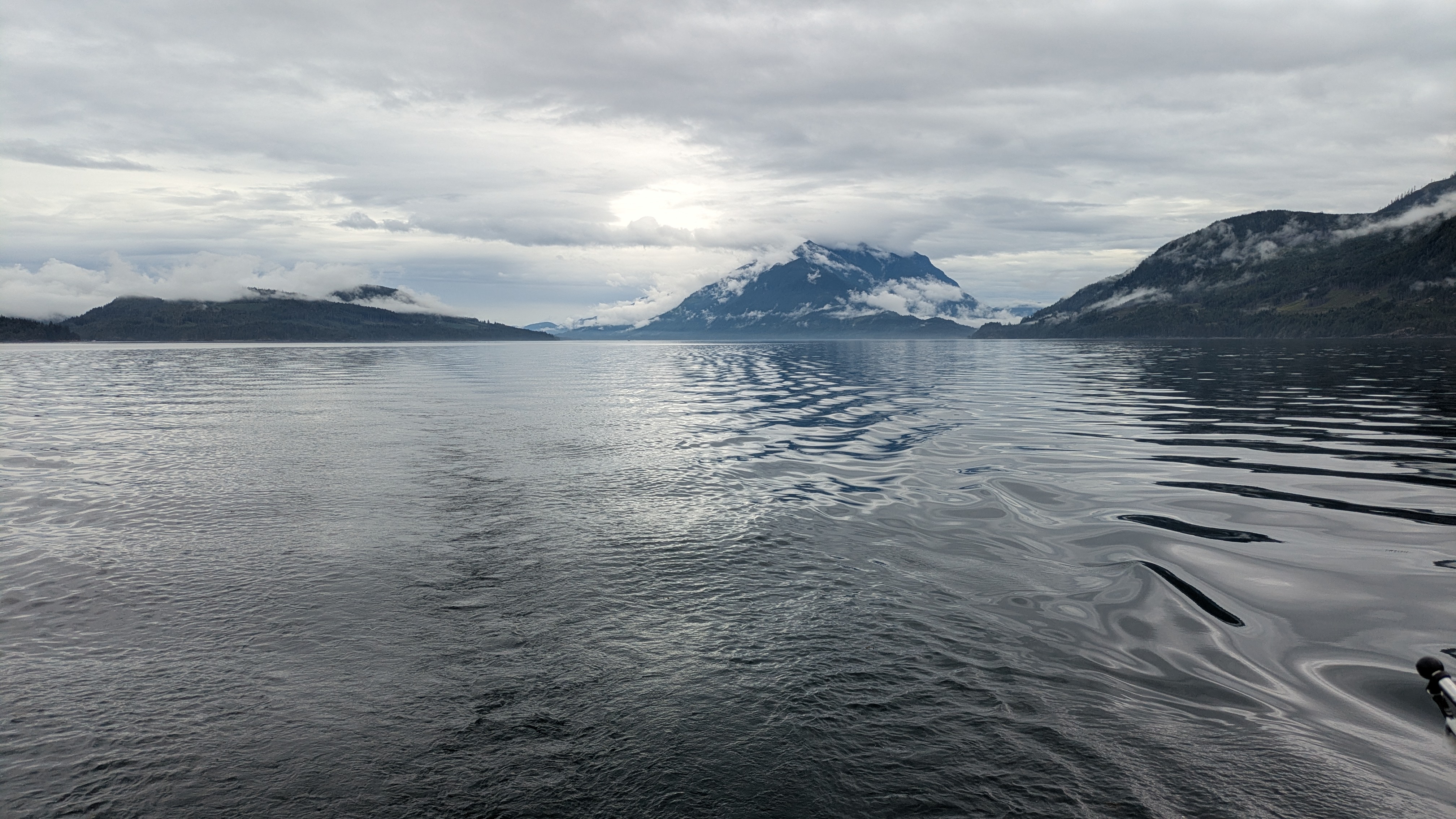 Johnstone Strait on a calm day